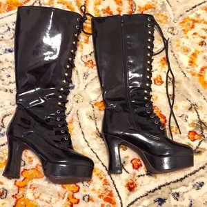 Spirit Lace-Up Knee High Boots